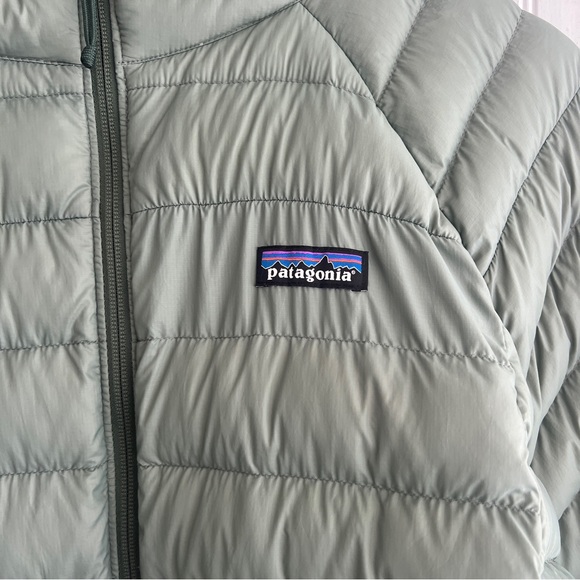 EUC Patagonia Down Sweater Puffer Jacket women’s sage green blue XXL good 4 XL - Picture 6 of 11